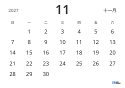 横向 月度日历模板，仅显示日期，采用简洁设计，便于专注于日程管理