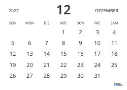 Monatskalender-Vorlage im Querformat, mit Datumsanzeige für fokussierte Terminplanung in schlichtem Design