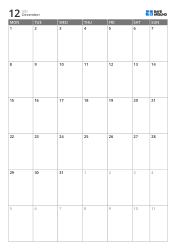 Monday-start 6-week portrait monthly calendar template with expanded weekdays and integrated weekend layout, printable schedule calendar