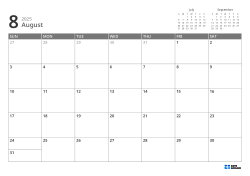 Mini calendars for the previous and next month are at the top right, and a 7 × 5 monthly calendar is at the bottom – monthly calendar template (Horizontal).