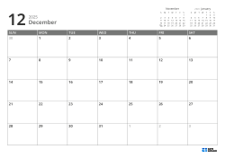 Mini calendars for the previous and next month are at the top right, and a 7 × 5 monthly calendar is at the bottom – monthly calendar template (Horizontal).