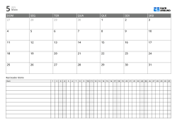 Calendário mensal com tracker diário ampliado – planejador mensal para múltiplas tarefas