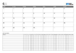 Calendrier mensuel avec tracker quotidien étendu – planificateur mensuel pour tâches multiples