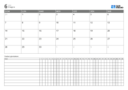 Calendario mensile con daily tracker esteso – pianificatore mensile per attività multiple