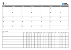 Monthly calendar with extended daily tracker – monthly planner for multiple tasks