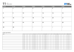 Calendario mensile con daily tracker esteso – pianificatore mensile per attività multiple