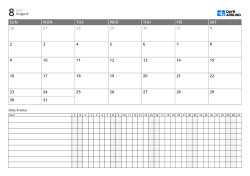 Monthly calendar with extended daily tracker – monthly planner for multiple tasks