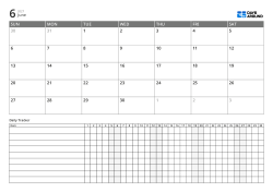 Monthly calendar with extended daily tracker – monthly planner for multiple tasks