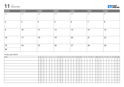 Calendario mensile con daily tracker esteso – pianificatore mensile per attività multiple