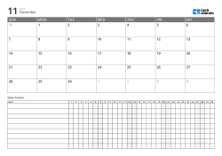 Monthly calendar with extended daily tracker – monthly planner for multiple tasks