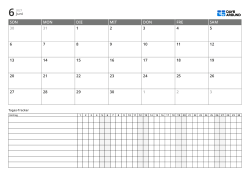 Monatskalender mit erweitertem Daily-Tracker kombiniert – Monatsplaner für mehrere Aufgaben