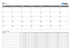 Calendario mensual con tracker diario ampliado – planificador mensual para múltiples tareas