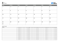 Monatskalender mit erweitertem Daily-Tracker kombiniert – Monatsplaner für mehrere Aufgaben
