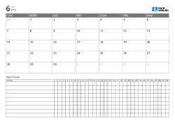 Monatskalender mit erweitertem Daily-Tracker kombiniert – Monatsplaner für mehrere Aufgaben