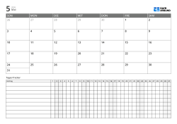 Monatskalender mit erweitertem Daily-Tracker kombiniert – Monatsplaner für mehrere Aufgaben