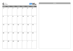 Modelo de calendário mensal de 5 semanas com layout dividido para organizar compromissos e anotações rapidamente (horizontal)