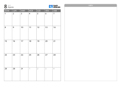 Modello di calendario mensile a 5 settimane con layout diviso per organizzare appuntamenti e note a colpo d’occhio (orizzontale)