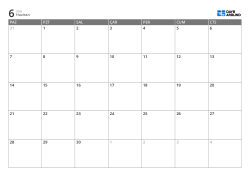 7 sütun × 5 satırlık aylık takvim – aylık takvim şablonu (Yatay).