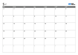 सोमवार से शुरू होने वाला क्षैतिज मासिक कैलेंडर टेम्पलेट – 6-सप्ताह स्थिर लेआउट वाला प्रिंट करने योग्य कैलेंडर