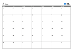 Modelo de calendário mensal horizontal com início na segunda-feira – calendário imprimível com layout fixo de 6 semanas