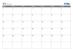 Monatskalender-Vorlage im Querformat mit Montagbeginn – druckbarer Kalender mit festem 6-Wochen-Layout