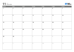 Monatskalender-Vorlage im Querformat mit Montagbeginn – druckbarer Kalender mit festem 6-Wochen-Layout