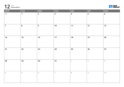 Monday-start landscape monthly calendar template – printable calendar with fixed 6-week layout