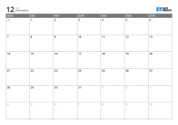 Monatskalender-Vorlage im Querformat mit Montagbeginn – druckbarer Kalender mit festem 6-Wochen-Layout