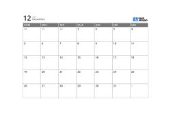 Modelo de calendário mensal de 5 semanas com margens amplas para anotações livres (horizontal)