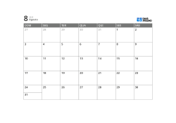 Modelo de calendário mensal de 5 semanas com margens amplas para anotações livres (horizontal)