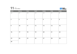 5-Wochen-Monatskalender mit großzügigen Rändern als freiem Notizbereich (Querformat)