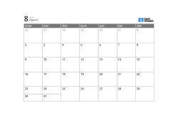 Modelo de calendário mensal de 5 semanas com margens amplas para anotações livres (horizontal)