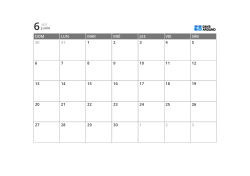 Plantilla de calendario mensual de 5 semanas con amplios márgenes para notas libres (horizontal)