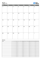 पोर्ट्रेट मासिक कैलेंडर विस्तारित डेली ट्रैकर सहित – लक्ष्य और रूटीन के लिए मासिक प्लानर