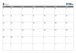 6-week monthly calendar template with expanded weekday columns and reduced weekend space, printable calendar