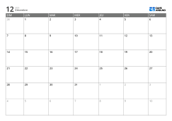 Modèle de calendrier mensuel sur 6 semaines avec cases élargies en semaine et week-end réduit, calendrier imprimable