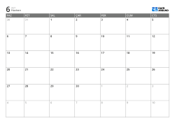 Hafta içi alanı genişletilmiş ve hafta sonu daraltılmış 6 haftalık aylık takvim şablonu, yazdırılabilir takvim