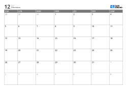 Modèle de calendrier mensuel sur 6 semaines avec cases élargies en semaine et week-end réduit, calendrier imprimable