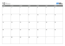 Calendario mensual imprimible con un diseño optimizado de tabla de 7 columnas × 4–6 filas (horizontal)