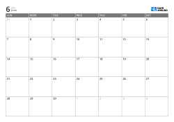 Printable monthly calendar with a 7-column, 4–6-row optimized table layout (horizontal)