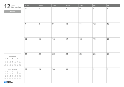 A landscape monthly calendar template featuring an unlined notes section and mini calendars for the previous and next months on the left, and a 7×5 monthly grid on the right.