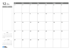 लैंडस्केप मासिक कैलेंडर टेम्पलेट जिसमें बिना लाइन वाला नोट्स सेक्शन और बाईं ओर पिछले व अगले महीने के मिनी कैलेंडर, तथा दाईं ओर 7×5 मासिक ग्रिड शामिल है।