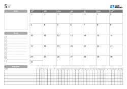लैंडस्केप मासिक कैलेंडर टेम्पलेट, लक्ष्यों, कार्य सूची और दैनिक ट्रैकर सहित