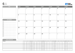 Monatskalender im Querformat mit Zielen, To-do-Liste und Daily Tracker