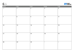 Monatskalender-Vorlage im Querformat nur mit Werktagen: Termin- und Lernplaner