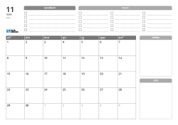 ऊपर प्राथमिकताएँ और TO-DO, नीचे बाईं ओर 7 × 5 का मासिक कैलेंडर, और नीचे दाईं ओर समीक्षा और चिंतन – मासिक कैलेंडर टेम्पलेट (हॉरिजॉन्टल)