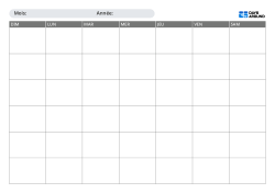 Calendrier mensuel minimaliste au format paysage à imprimer avec choix du début dimanche ou lundi, grille de 5 ou 6 semaines et grand espace pour les notes