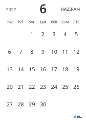 dikey aylık takvim şablonu, yalnızca tarihleri göstererek sade tasarımla planlamaya odaklanmayı sağlar