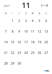 纵向 月度日历模板，仅显示日期，采用简洁设计，便于专注于日程管理