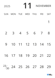 portrait monthly calendar template, showing only dates to help you focus on schedule planning with a simple design
